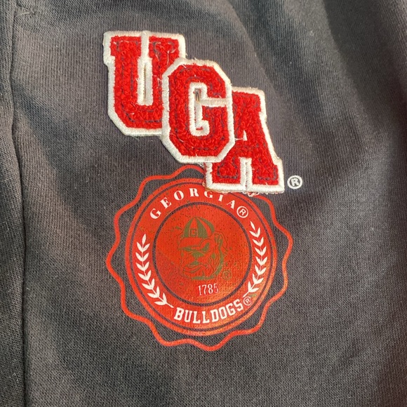 University of Georgia Sweatpants Red & Black Logo Large Erin Andrew’s Men’s NWT - Picture 6 of 6